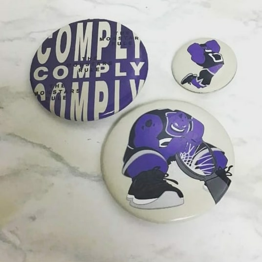 Original Space Jam vintage pin set